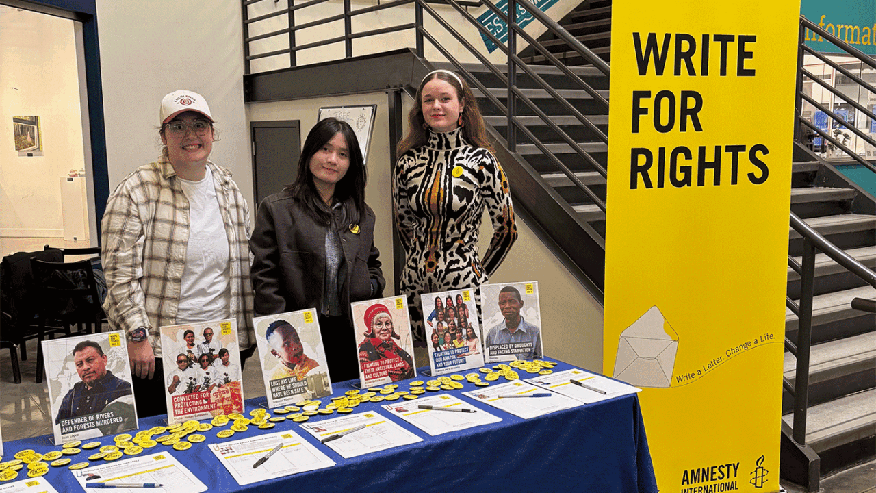 Write For Rights Merch TRUSU Engages Campus in Annual Write for Rights Campaign » TRUSU