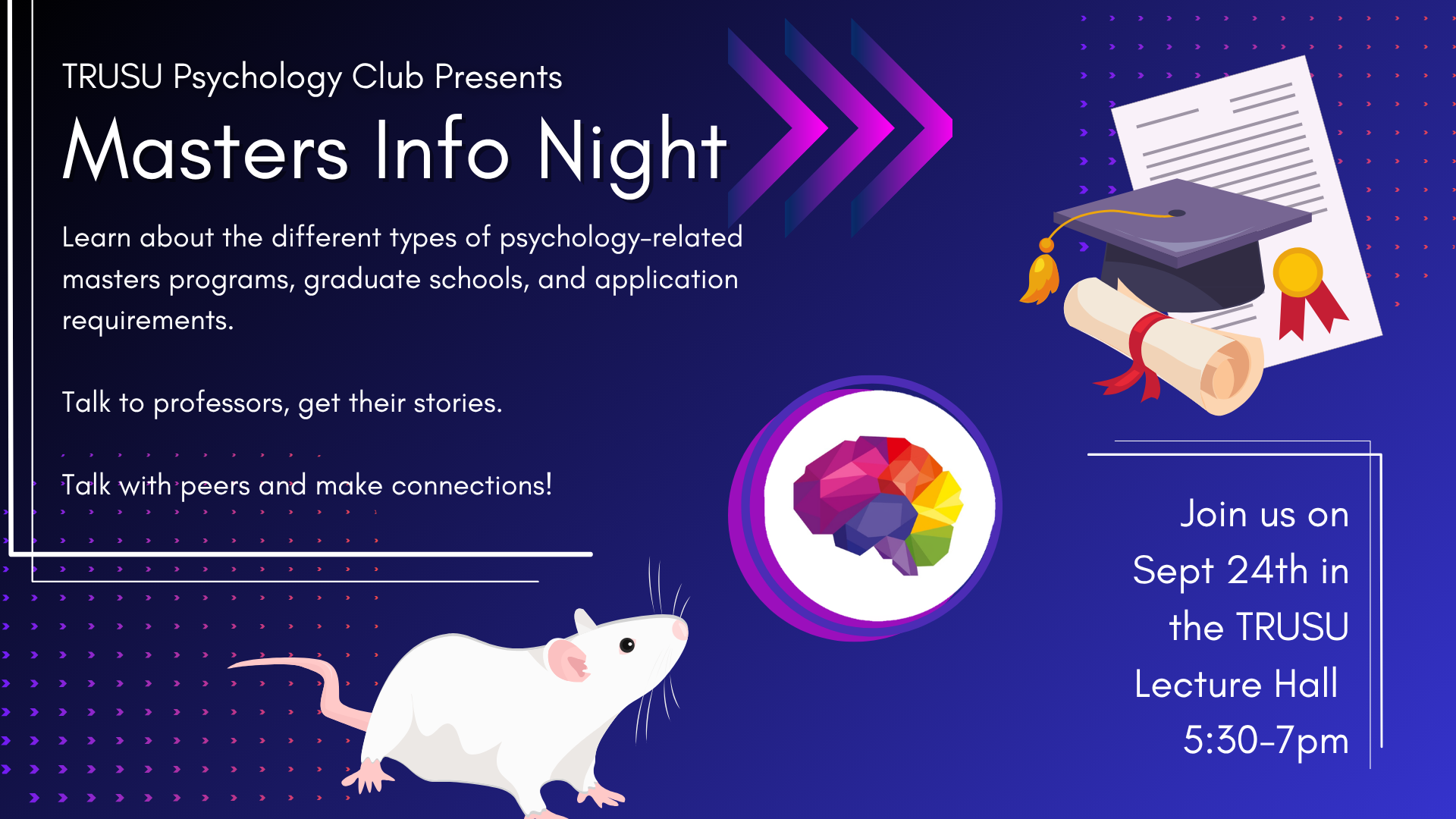 Masters Info Night – Psychology Club